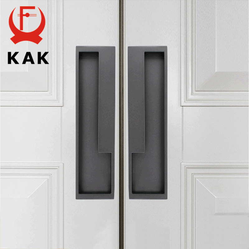 Commercial Kitchen Swing Door - KAK Black Gold Sliding Door Handle