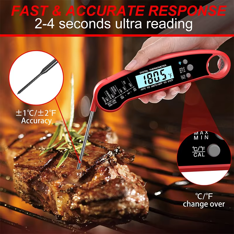Commercial Kitchen Equipment List - Digital Meat Thermometer High Accuracy Instant
