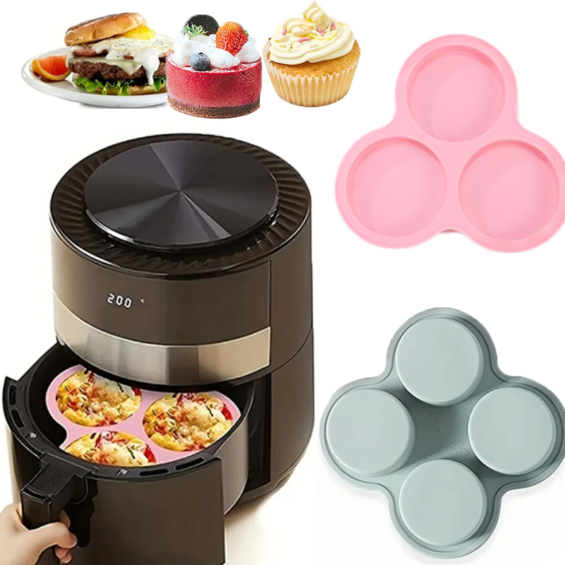 Commercial Kitchen Pots And Pans - Reusable Silicone Air Fryer Egg Mold