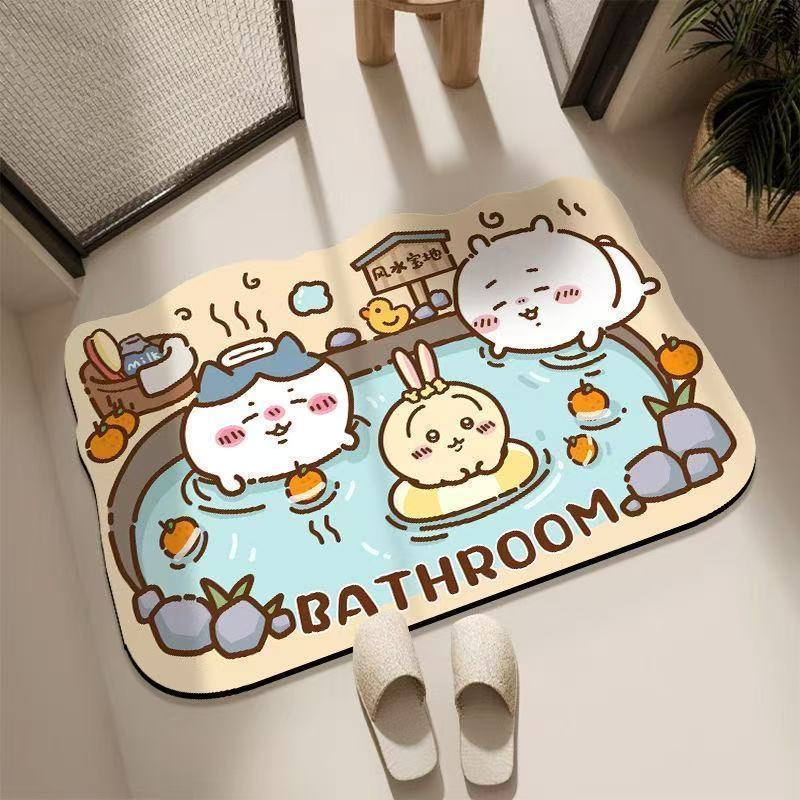 Commercial Kitchen Items - Chiikawa Floor Mat Quick-drying Foot Pads