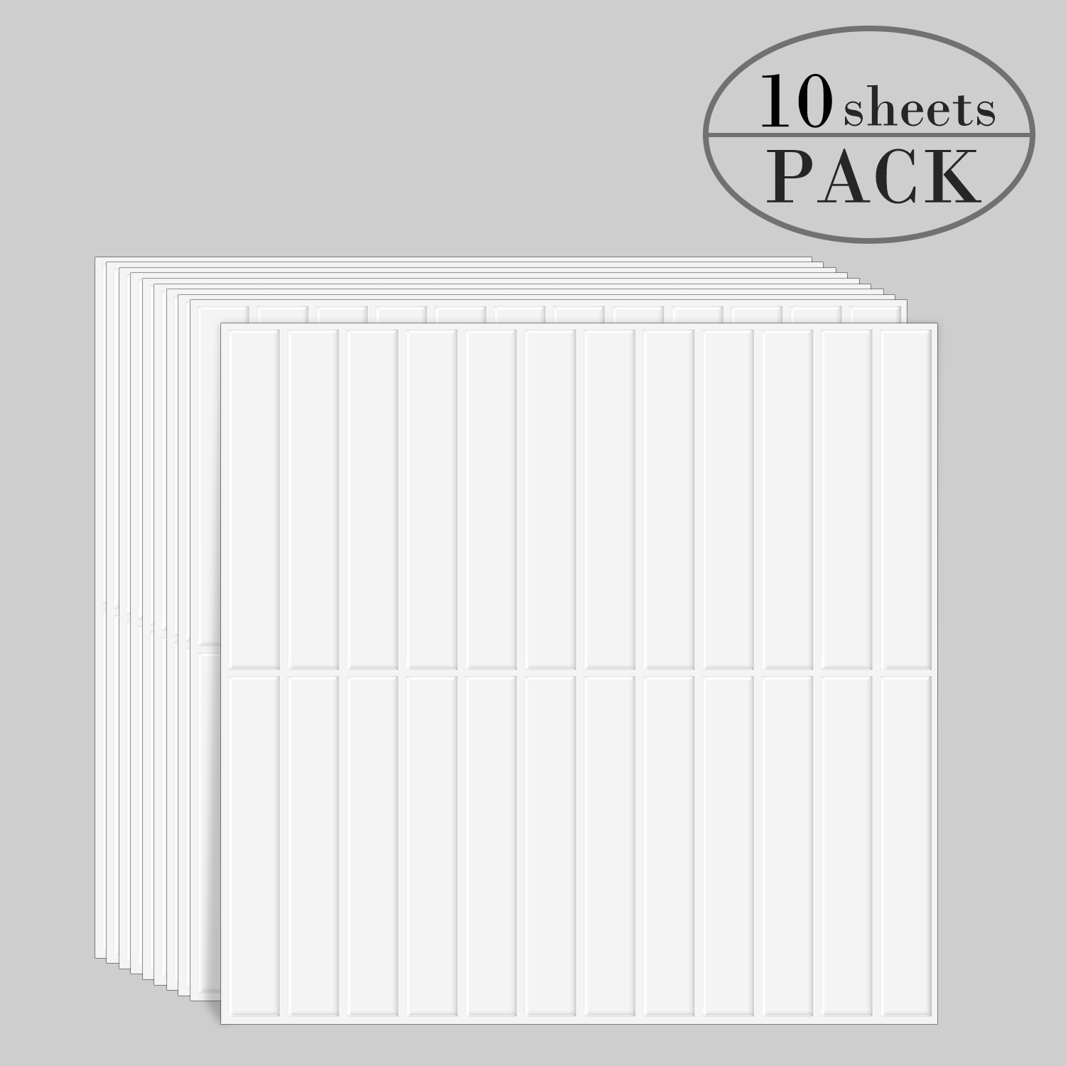 Commercial Kitchen Wall Panels - 10Pieces 3d Brick Waterproof Wall Tiles