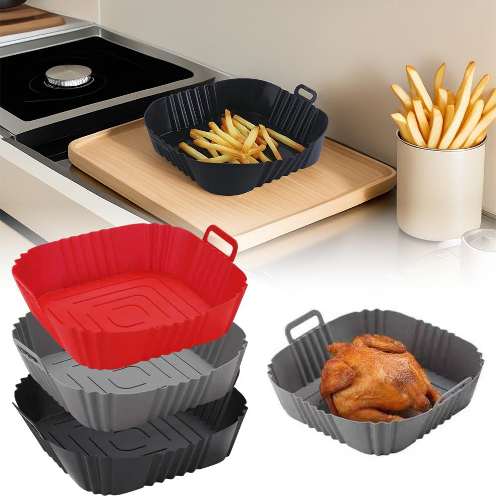Commercial Kitchen Pots And Pans - Reusable Airfryer Pan Liner Accessories Silicone