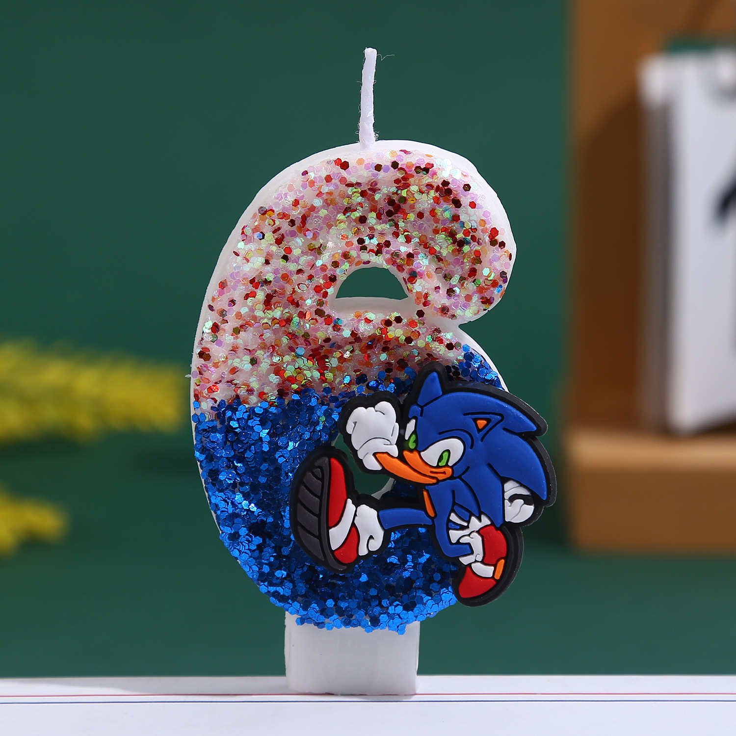 Commercial Kitchen Items - Blue Sonices Candle 0-9 Number Kid