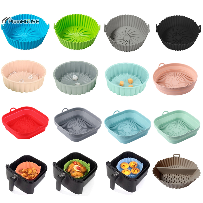 Commercial Kitchen Pots And Pans - 1Pcs Silicone Air Fryer Oven Baking