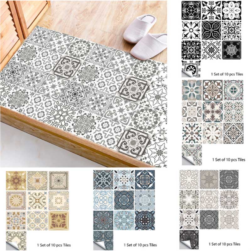 Commercial Kitchen Wall Panels - 10 Pieces Frosted Matte Film Tile
