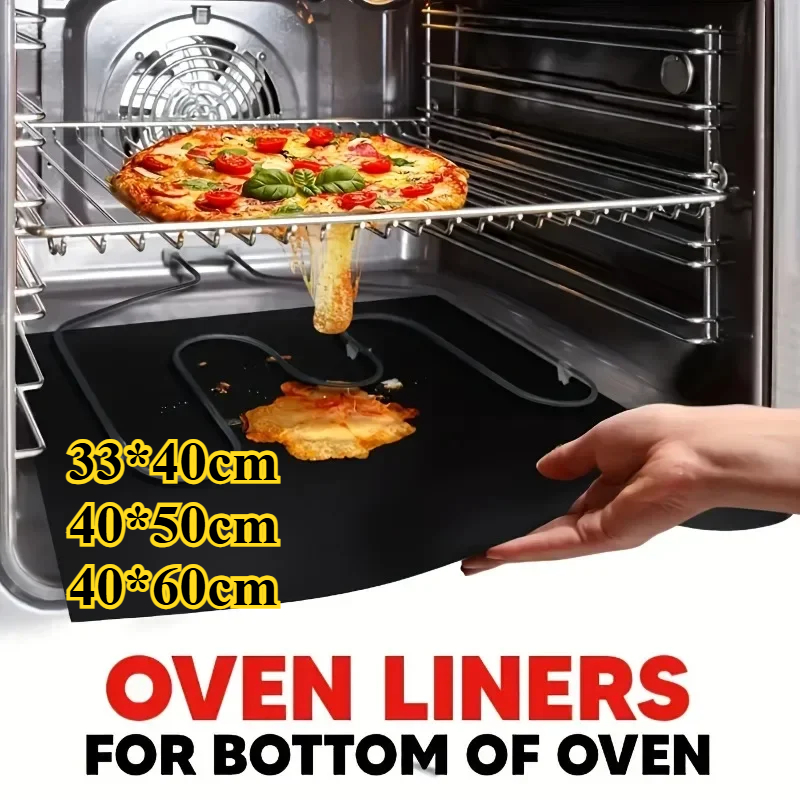 Commercial Kitchen Equipment List - 33×40/40×50/40×60cm Non-Stick Oven Liners Reusable BBQ