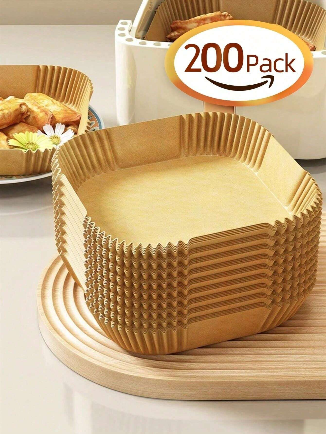 Commercial Kitchen Pots And Pans - 10-200pcs Disposable Air Fryer Paper Non-Stick