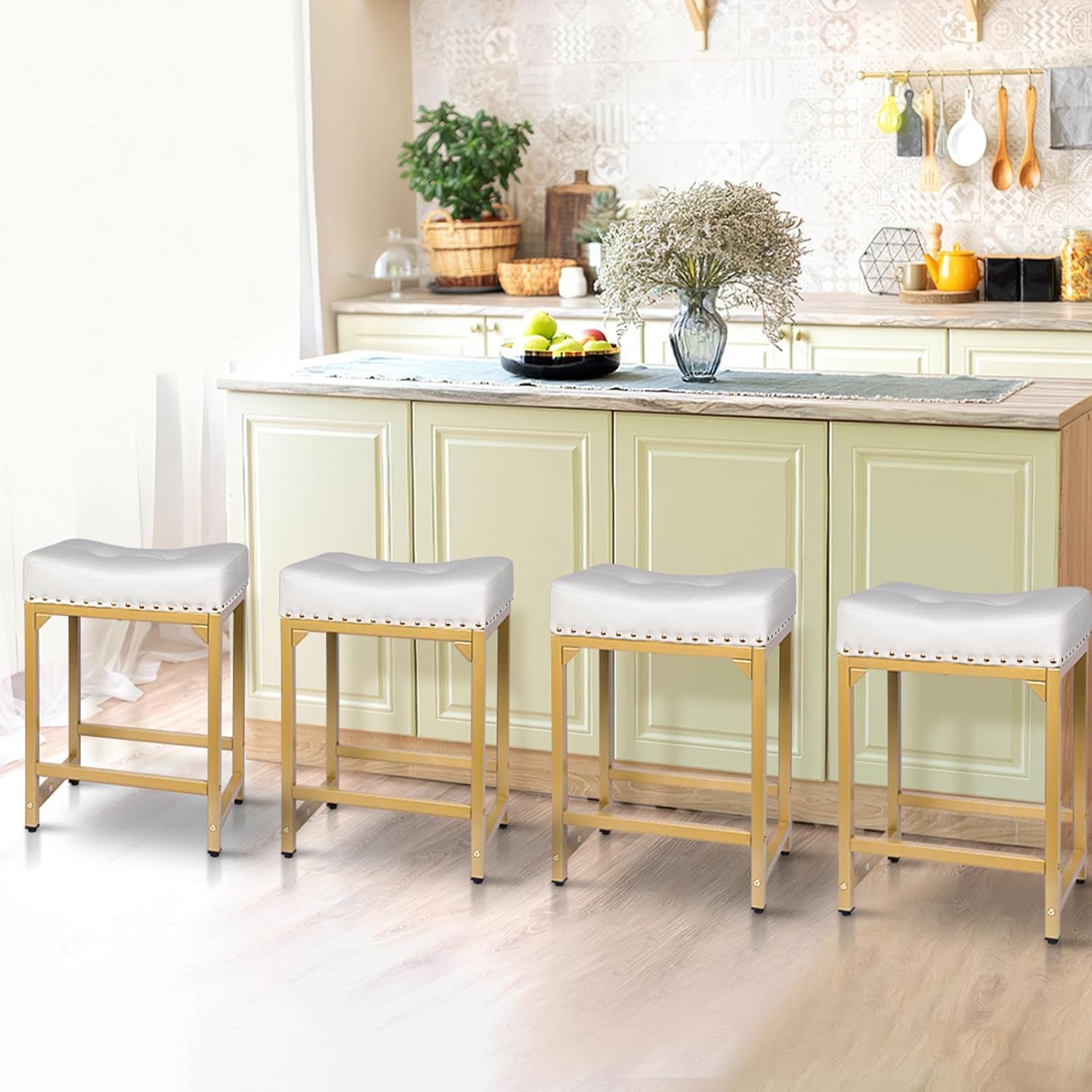 Bar Stools Set of 2, Counter H - огляд і ціна Commercial Kitchen Island