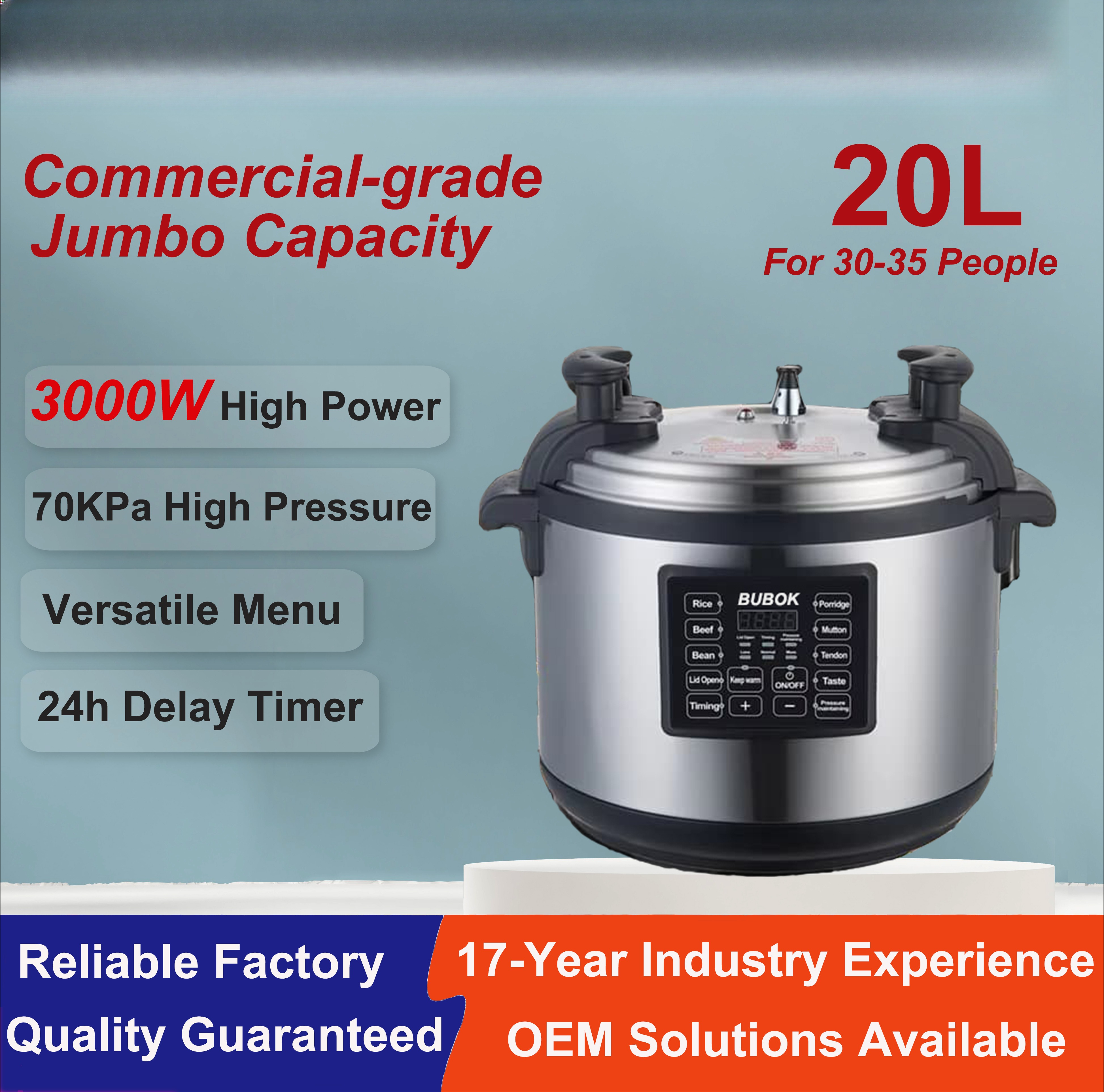 Factory Wholesale Commercial L - огляд і ціна Commercial Rice Cooker