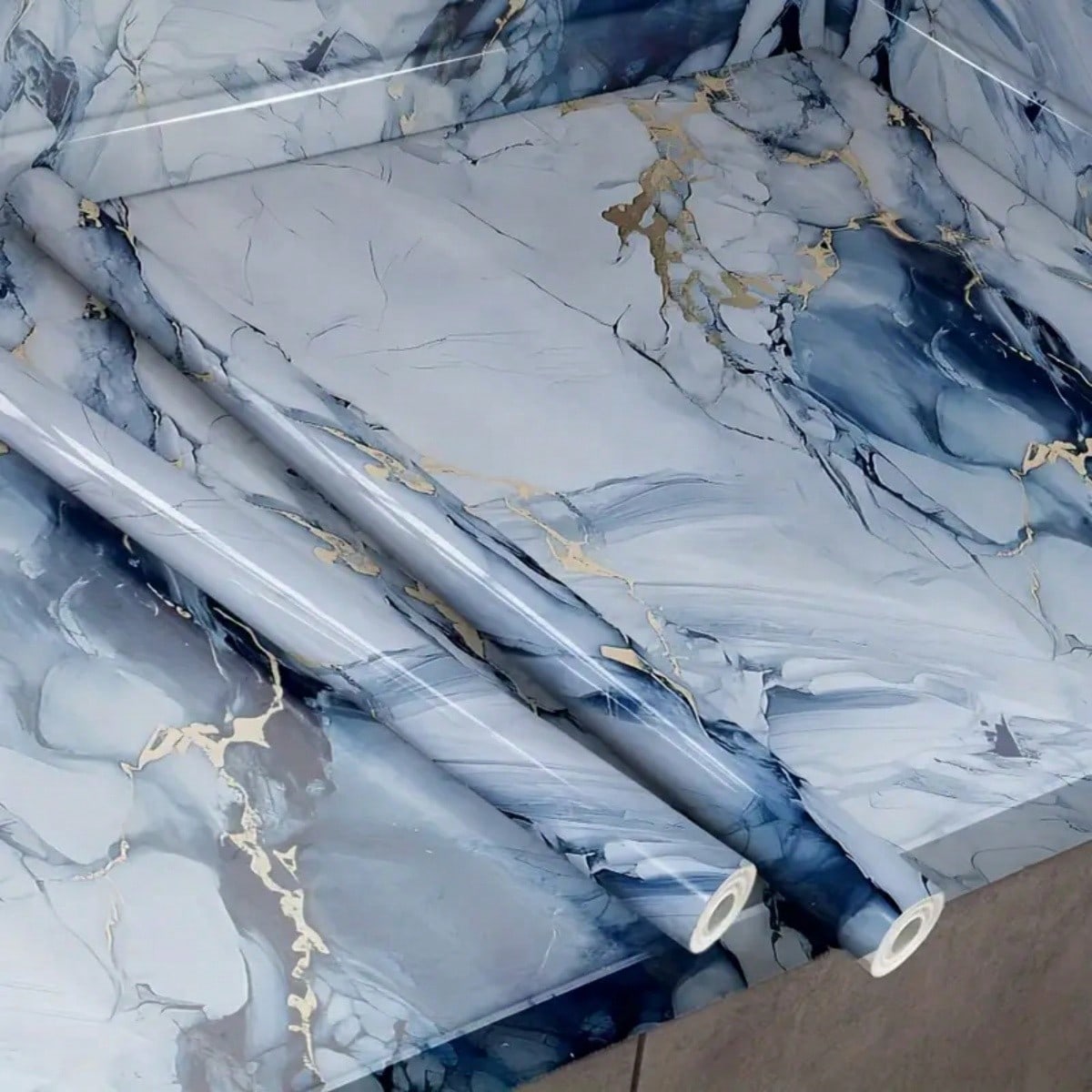 1 Roll New Blue Glacier Golden - огляд і ціна Commercial Kitchen Wall Panels