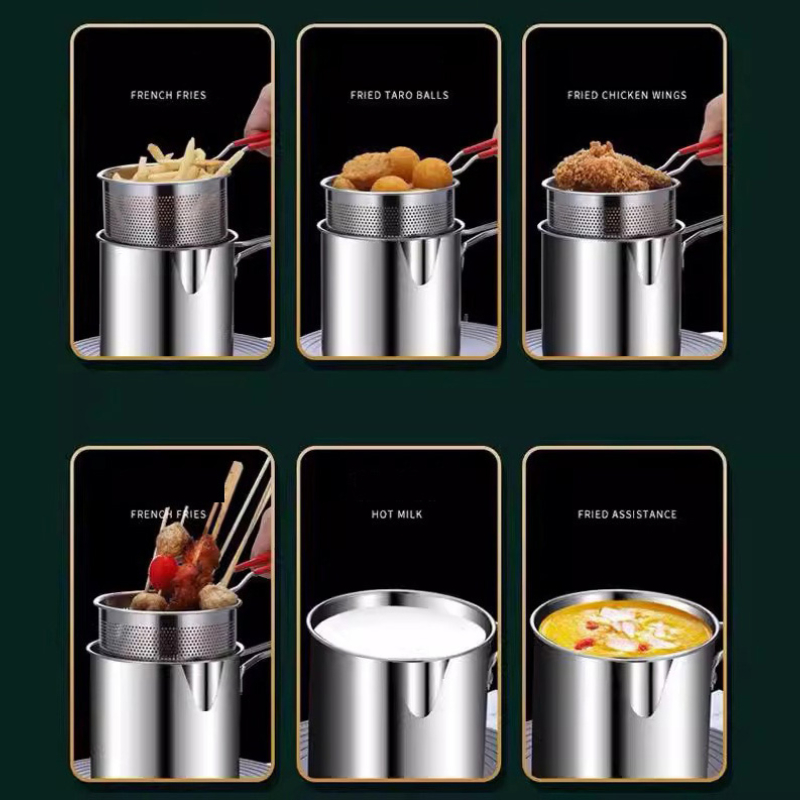 304 Stainless Steel Deep Fryer - огляд і ціна Commercial Kitchen Pots And Pans