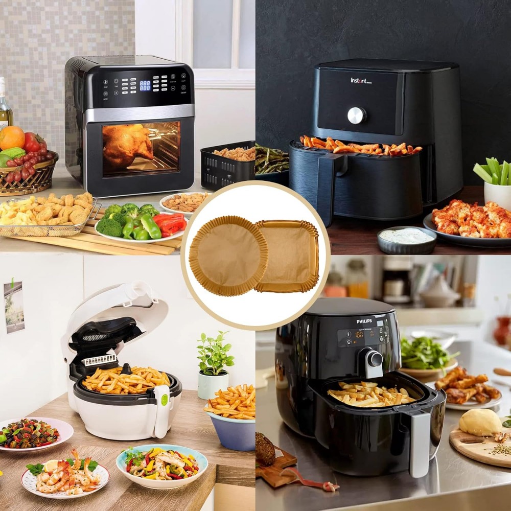 50/100pcs Air Fryer Disposable - огляд і ціна Commercial Kitchen Pots And Pans