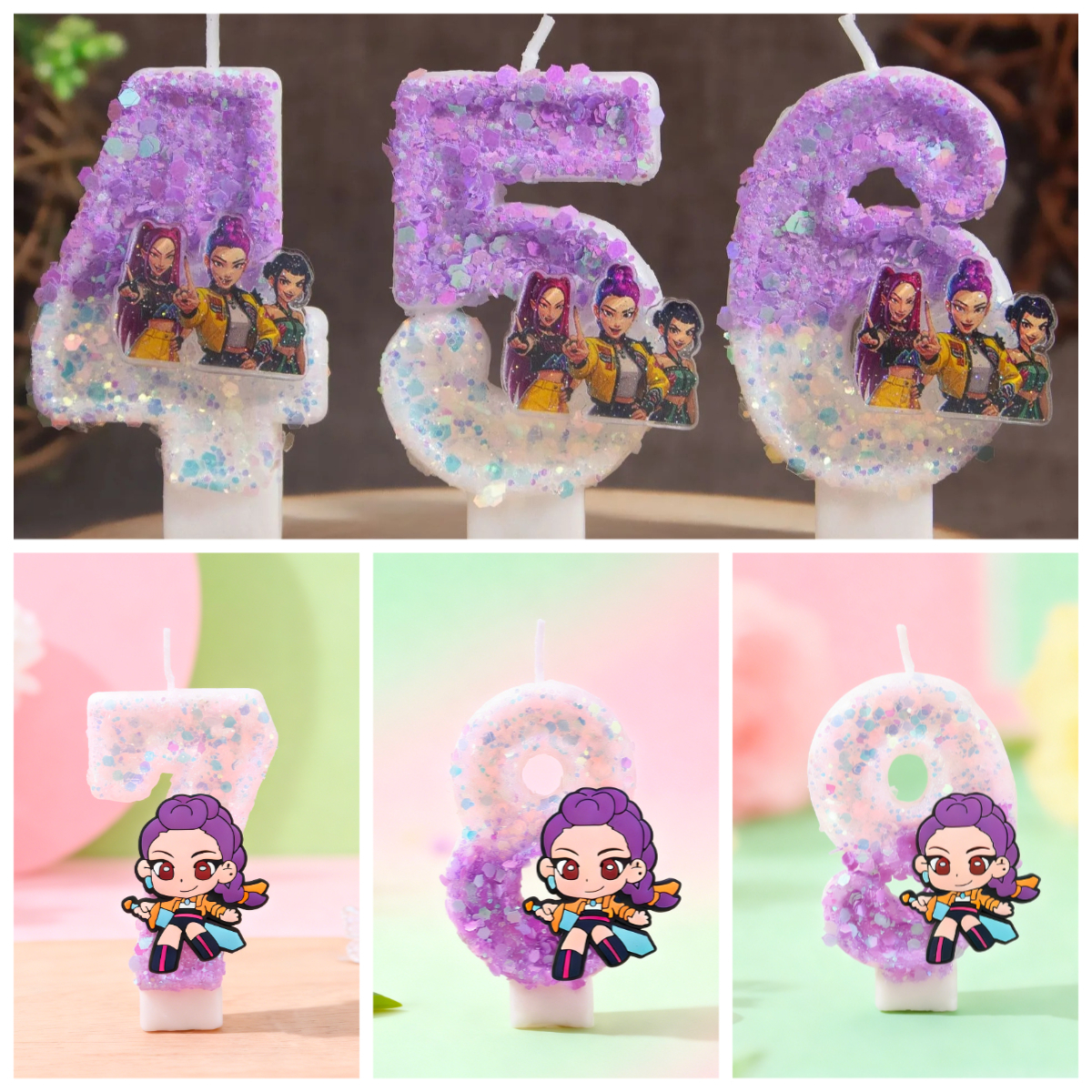 Cartoon 1-9 Birthday Candles,  - огляд і ціна Commercial Kitchen Items