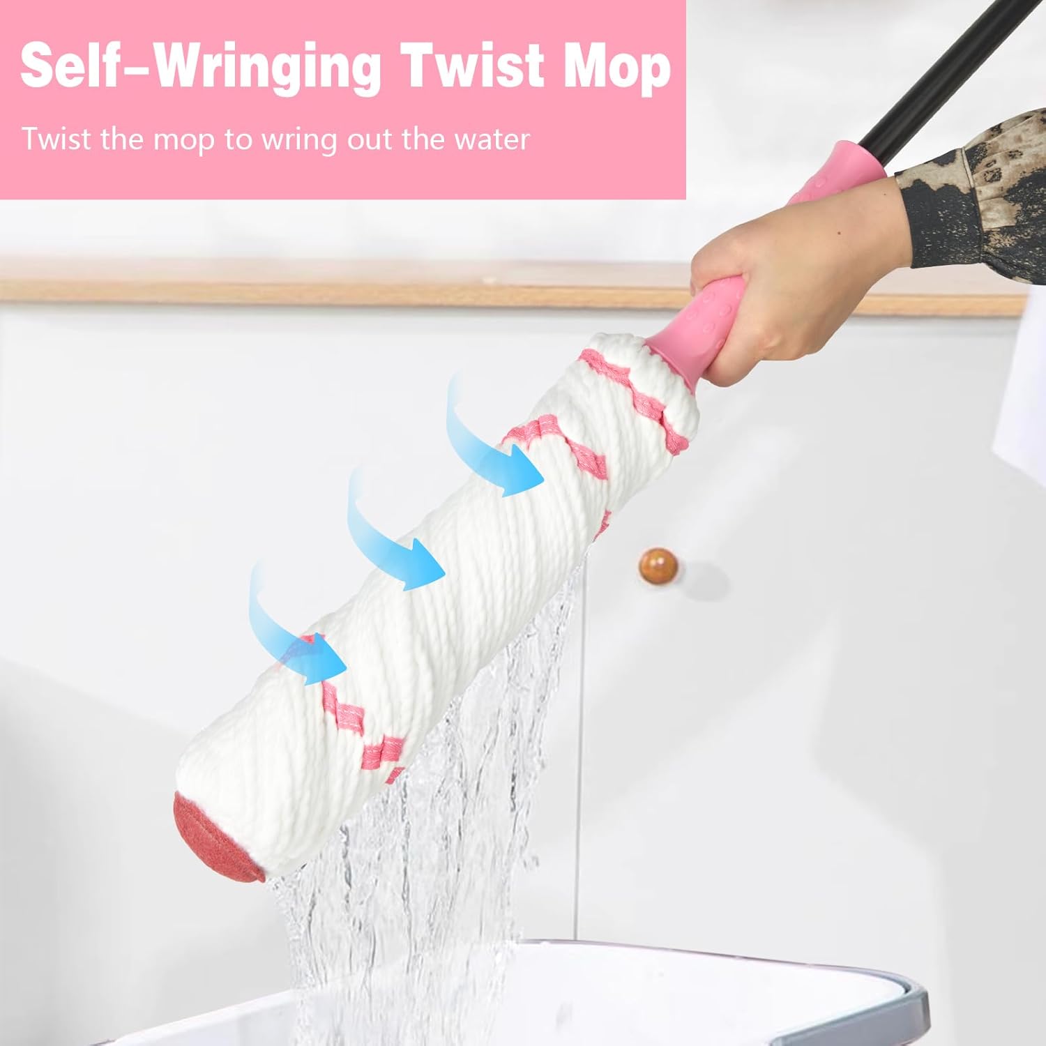 Self-Wringing Twist Mop for Fl - огляд і ціна Commercial Kitchen Tile