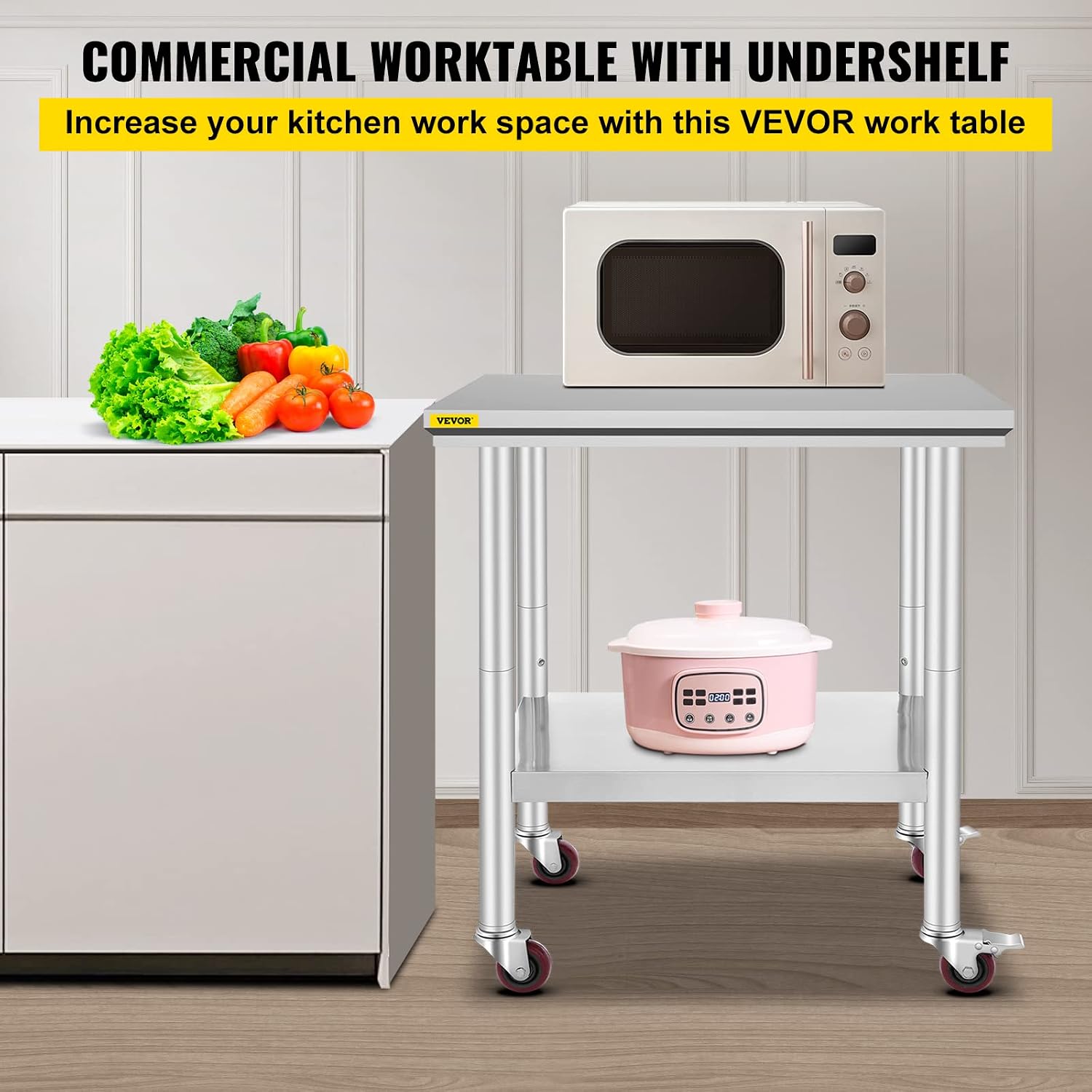 Stainless Steel Work Table wit - огляд і ціна Commercial Kitchen Images