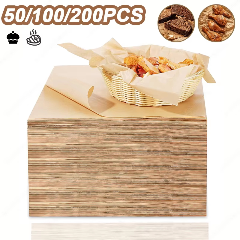 50/100/200PCS Baking Paper Par - огляд і ціна Commercial Kitchen Pots And Pans