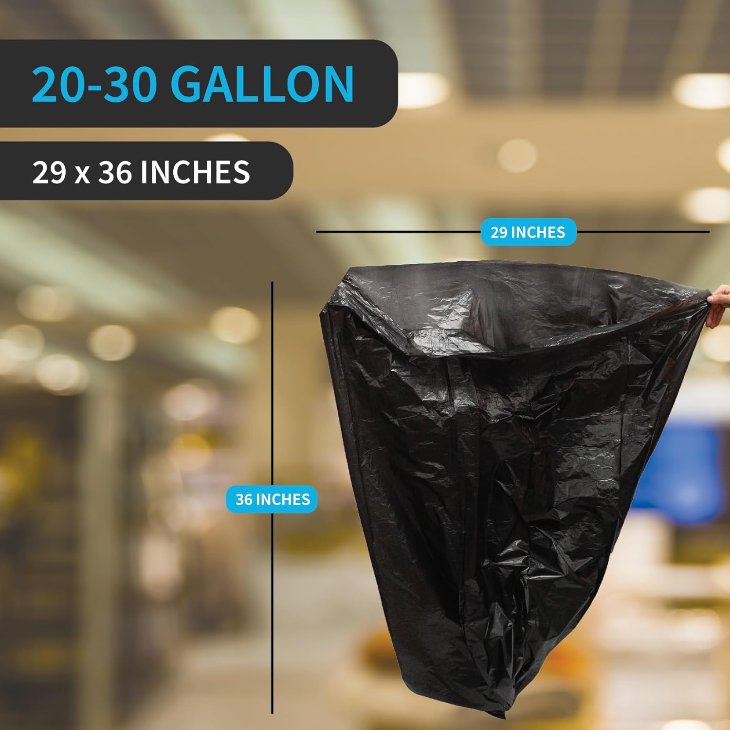 Heavy Duty Black Trash Bags 30 - огляд і ціна Commercial Kitchen Images