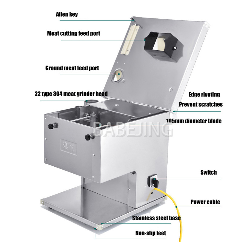 Fully Automatic Electric Meat  - огляд і ціна Commercial Kitchen Grinder