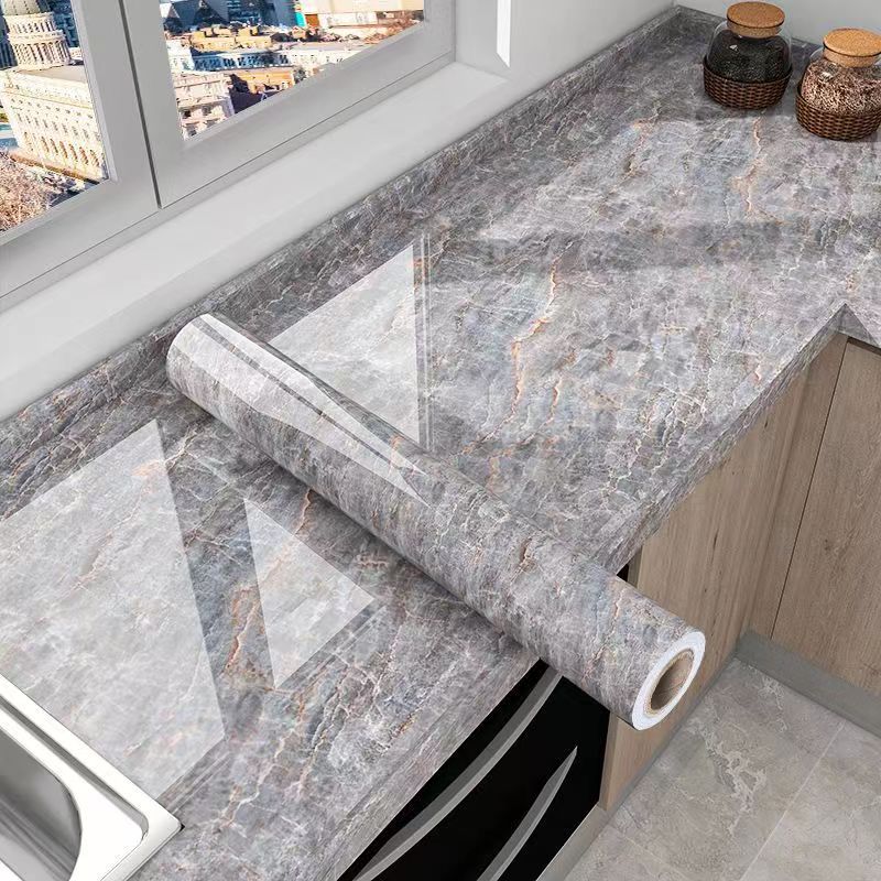 Marble Kitchen Oil-Proof Film  - огляд і ціна Commercial Kitchen Wall Panels