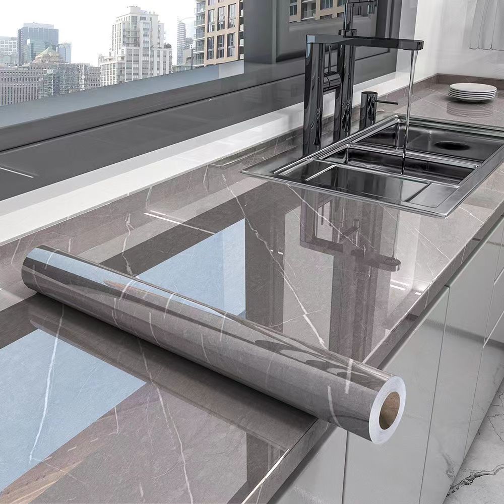 Marble Kitchen Oil-Proof Film  - огляд і ціна Commercial Kitchen Wall Panels