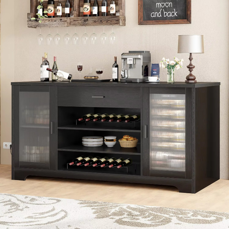 Wooden wine family bar cabinet - огляд і ціна Commercial Kitchen And Bar