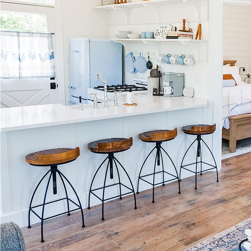 ‌Industrial Adjustable Bar Sto - огляд і ціна Commercial Kitchen Island