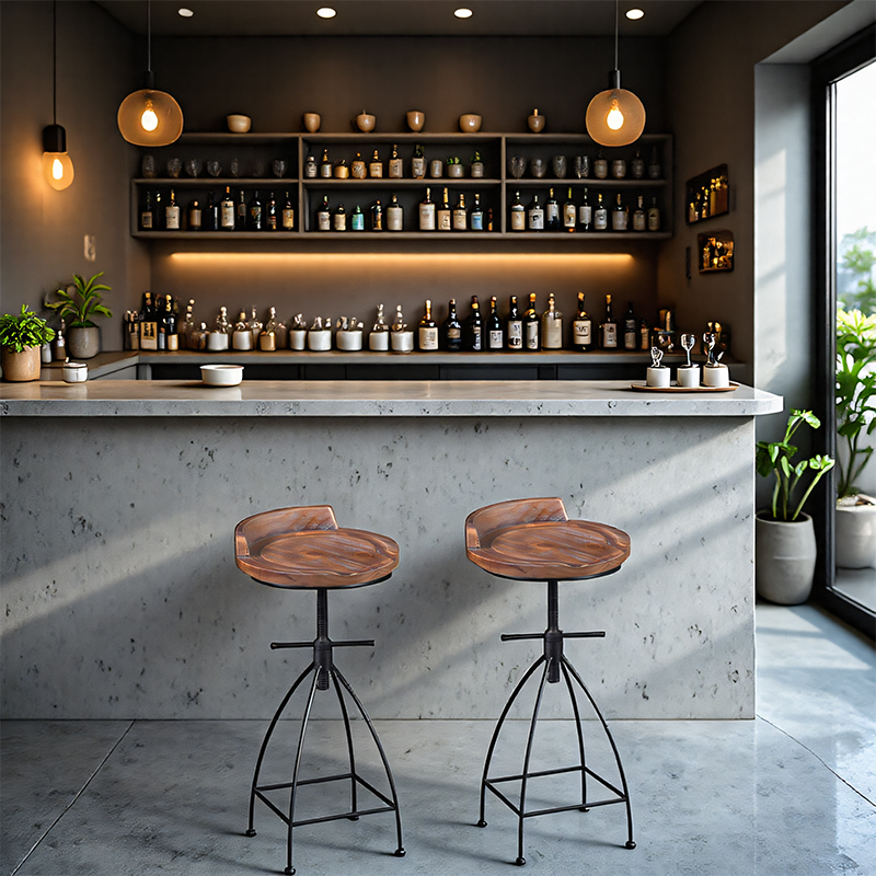 ‌Industrial Adjustable Bar Sto - огляд і ціна Commercial Kitchen Island