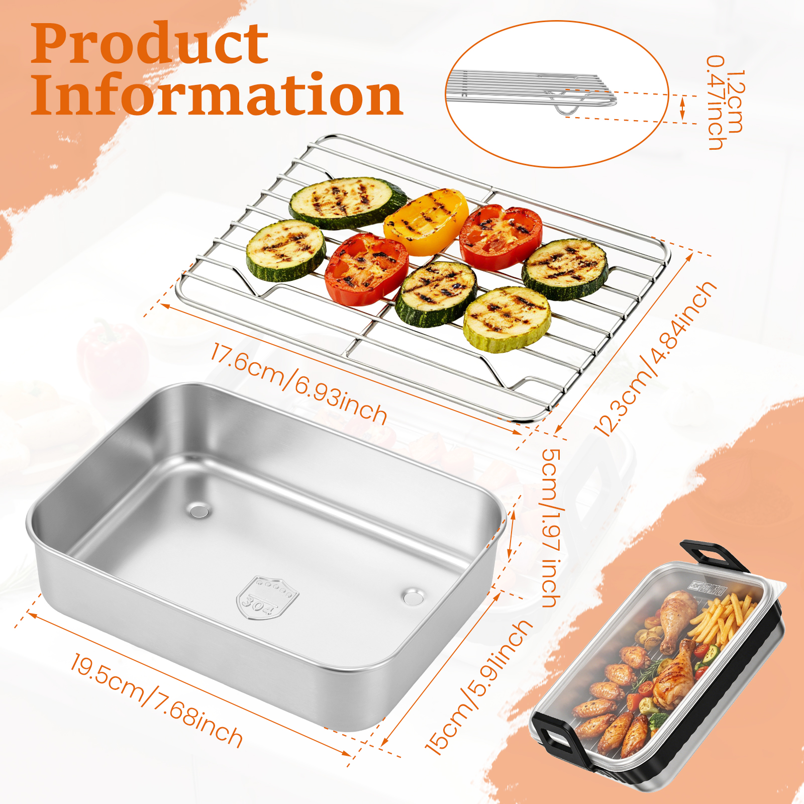 Stainless Steel Baking Pan wit - огляд і ціна Commercial Kitchen Pots And Pans