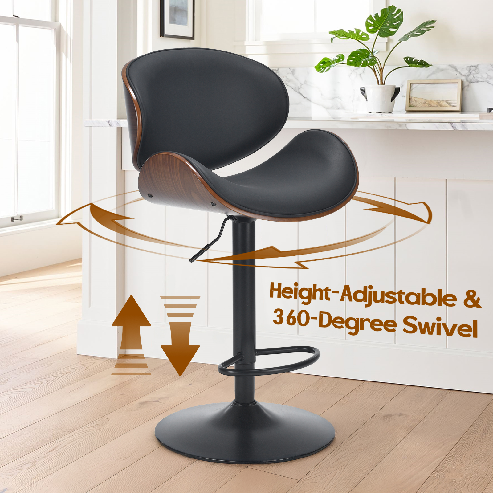 Farini Set of 2 Swivel Bar Sto - огляд і ціна Commercial Kitchen Island
