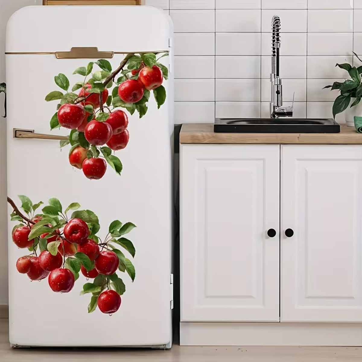 3D Red Apple Refrigerator Magn - огляд і ціна Commercial Kitchen Wall Panels