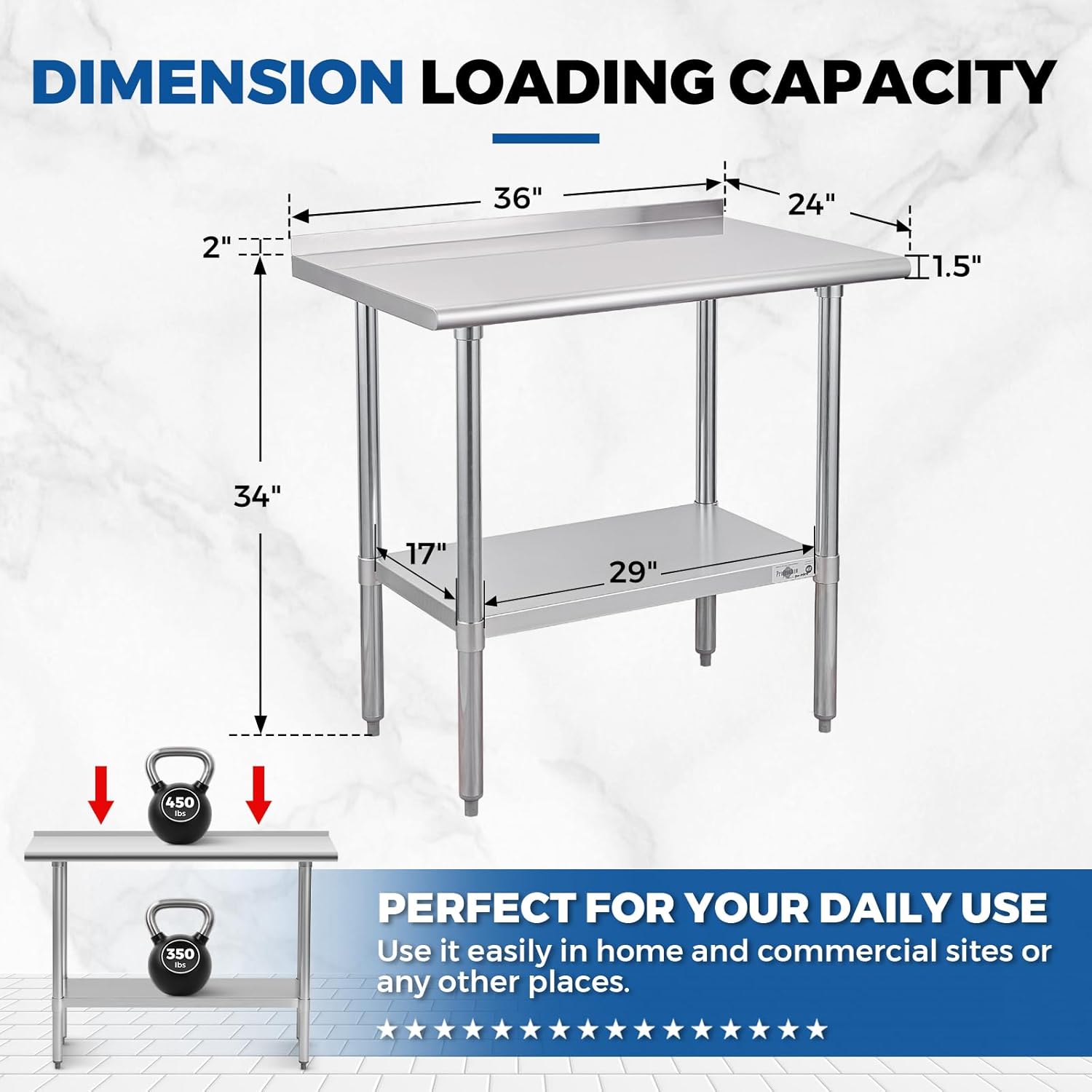 Stainless Steel Prep Table wit - огляд і ціна Commercial Kitchen Images