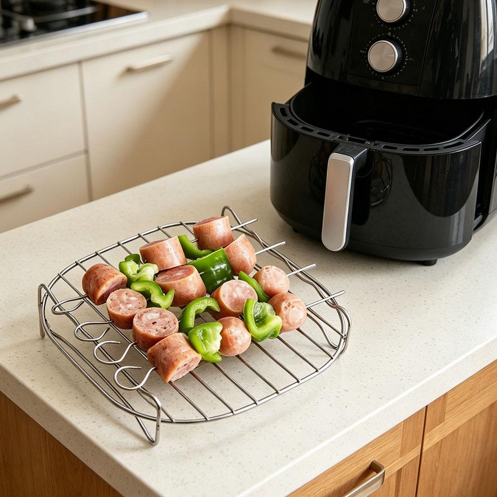 Air Fryer Square Grill Stainle - огляд і ціна Commercial Kitchen Pots And Pans