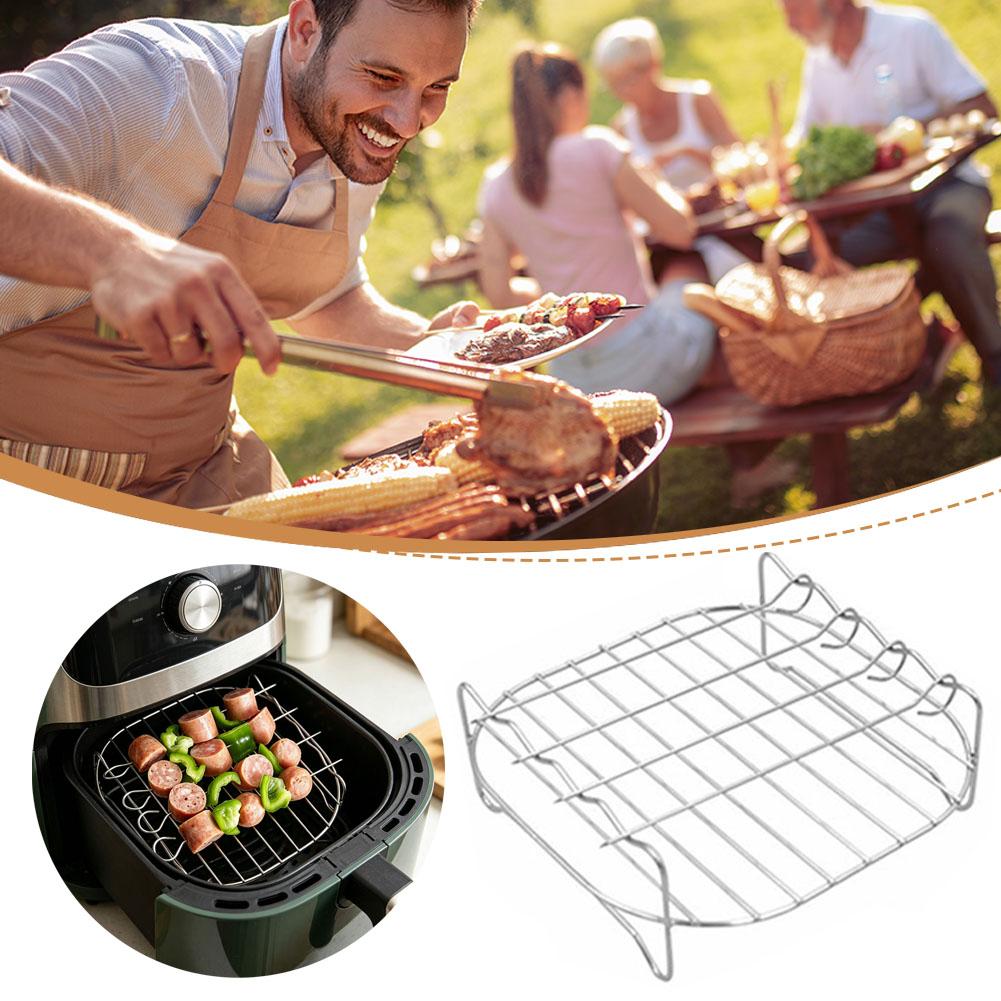 Air Fryer Square Grill Stainle - огляд і ціна Commercial Kitchen Pots And Pans