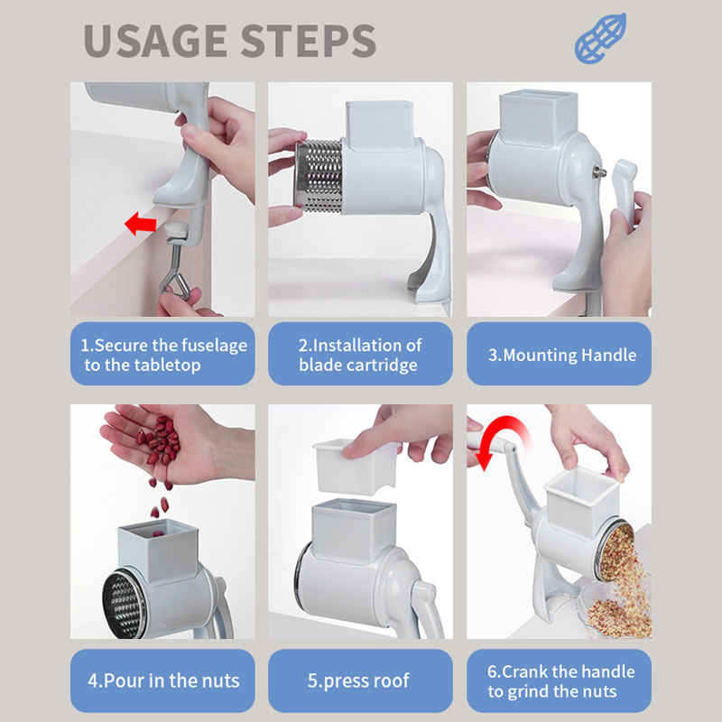 Grain Grinder Hand Crank Mill  - огляд і ціна Commercial Kitchen Grinder