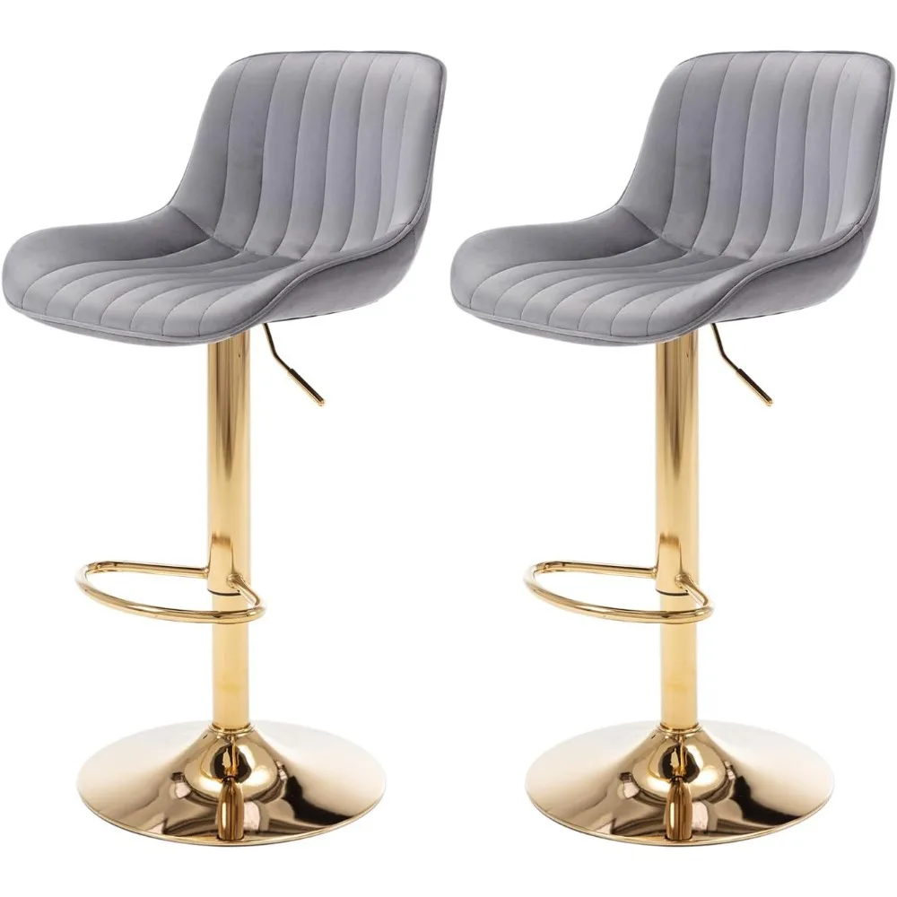 Modern Gold Velvet Bar Stools  - огляд і ціна Commercial Kitchen Island