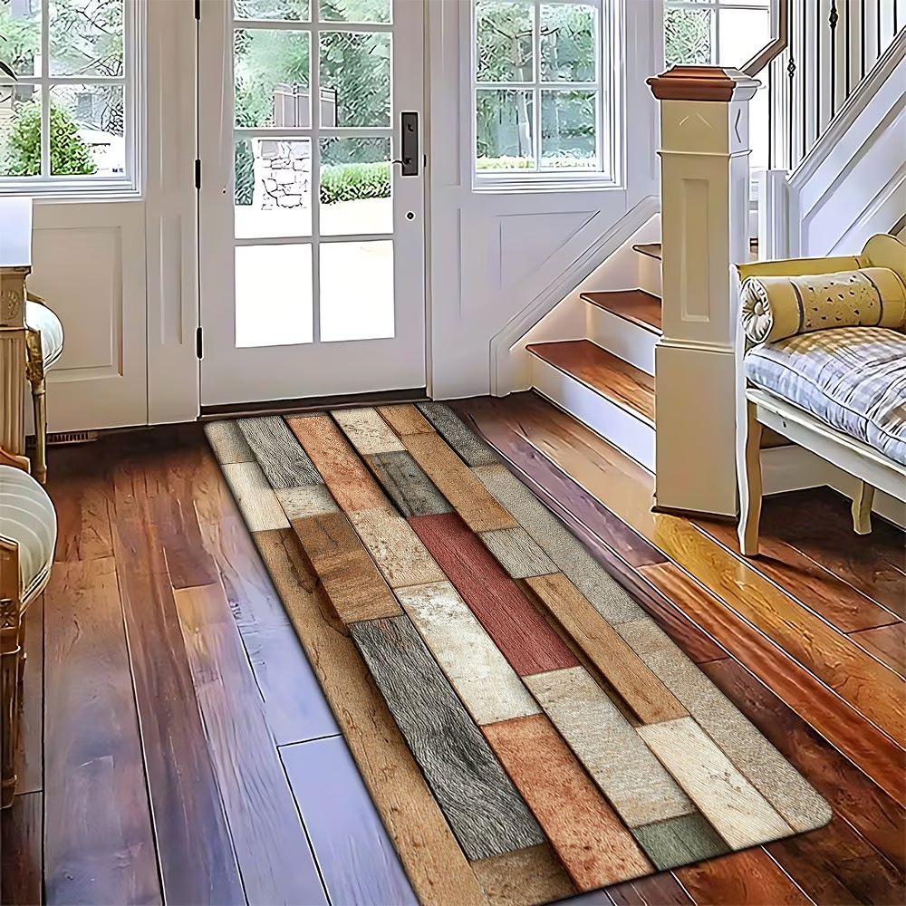 2D Wood Tile Pattern Runner Ru - огляд і ціна Commercial Kitchen Tile