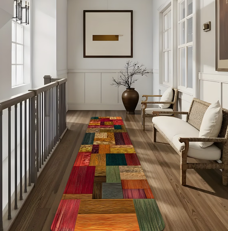 2D Wood Tile Pattern Runner Ru - огляд і ціна Commercial Kitchen Tile