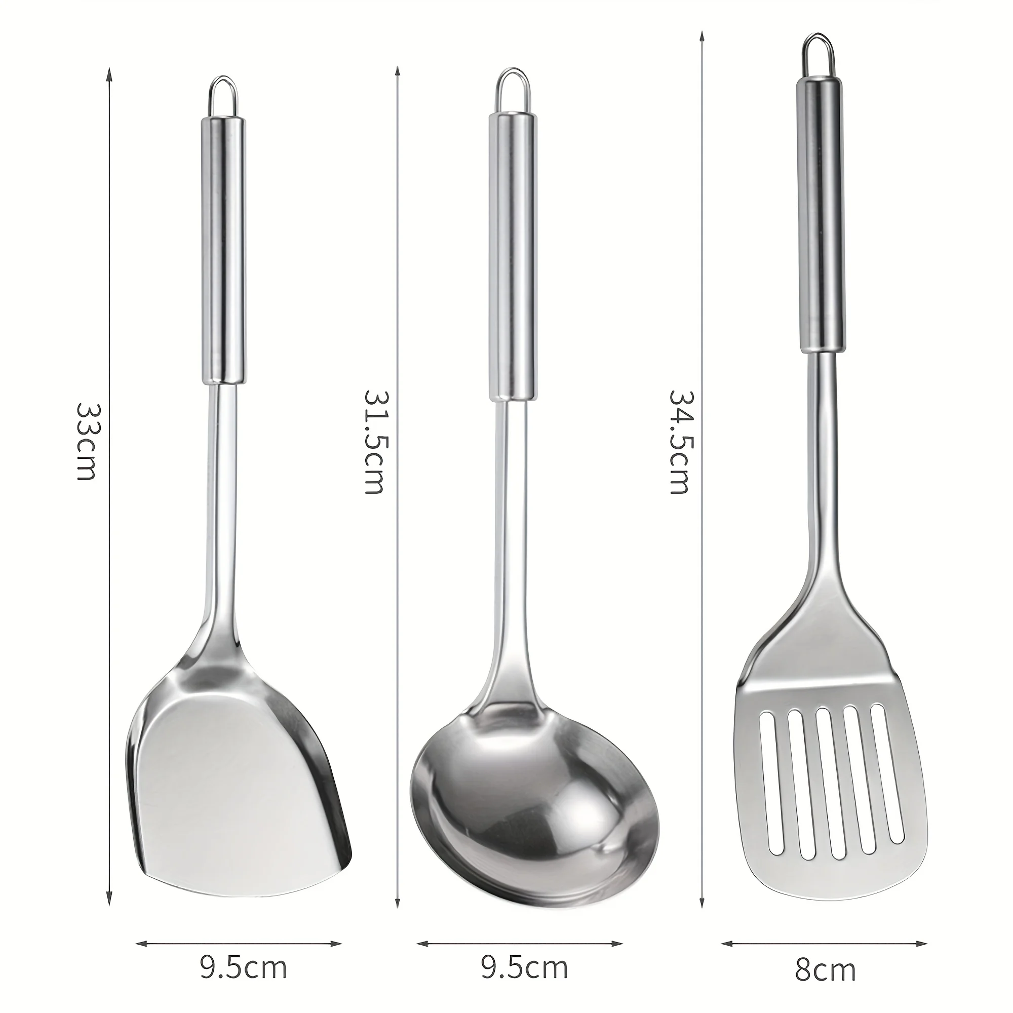 9pcs Cooking Utensil Set, 304  - огляд і ціна Commercial Kitchen Utensils
