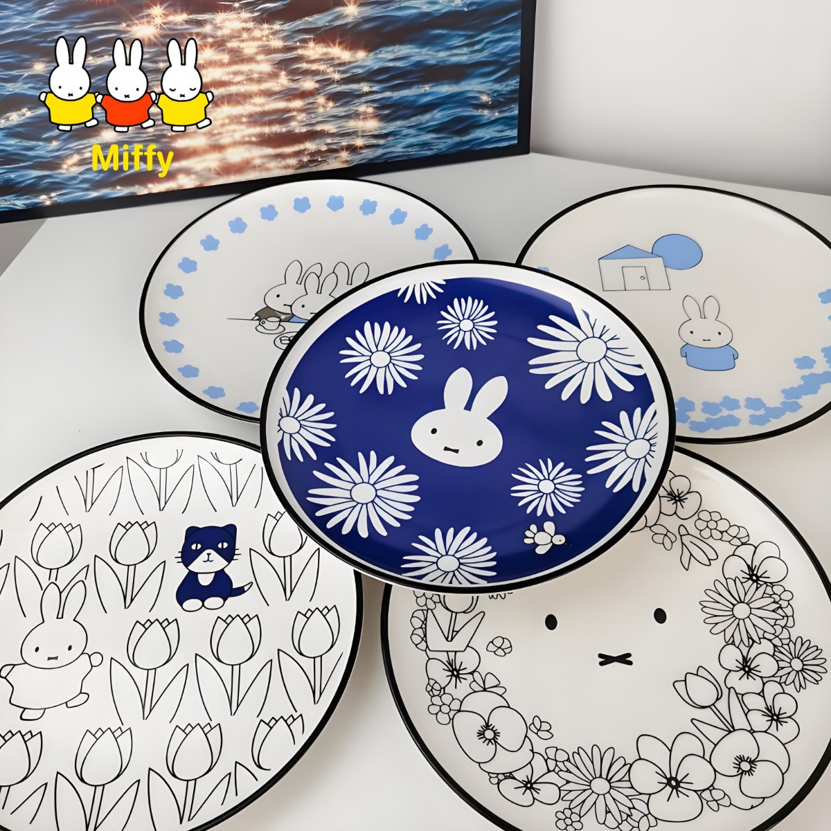 Kawaii Miffy Rabbit Dinner Pla - огляд і ціна Commercial Kitchen Items