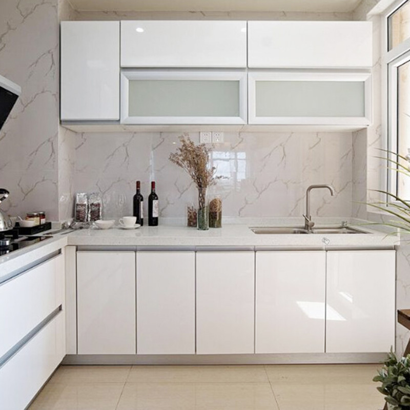 Paint Glossy White Cabinets Wa - огляд і ціна Commercial Kitchen Wall Panels