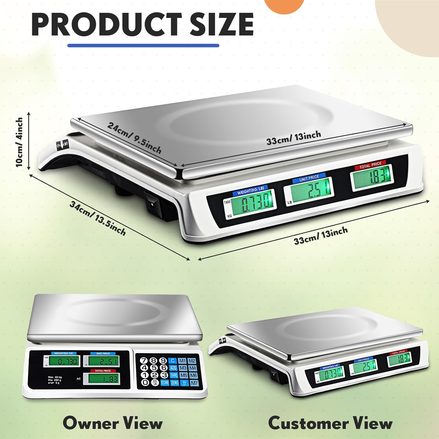 Commercial Food Scale Digital  - огляд і ціна Commercial Kitchen Images