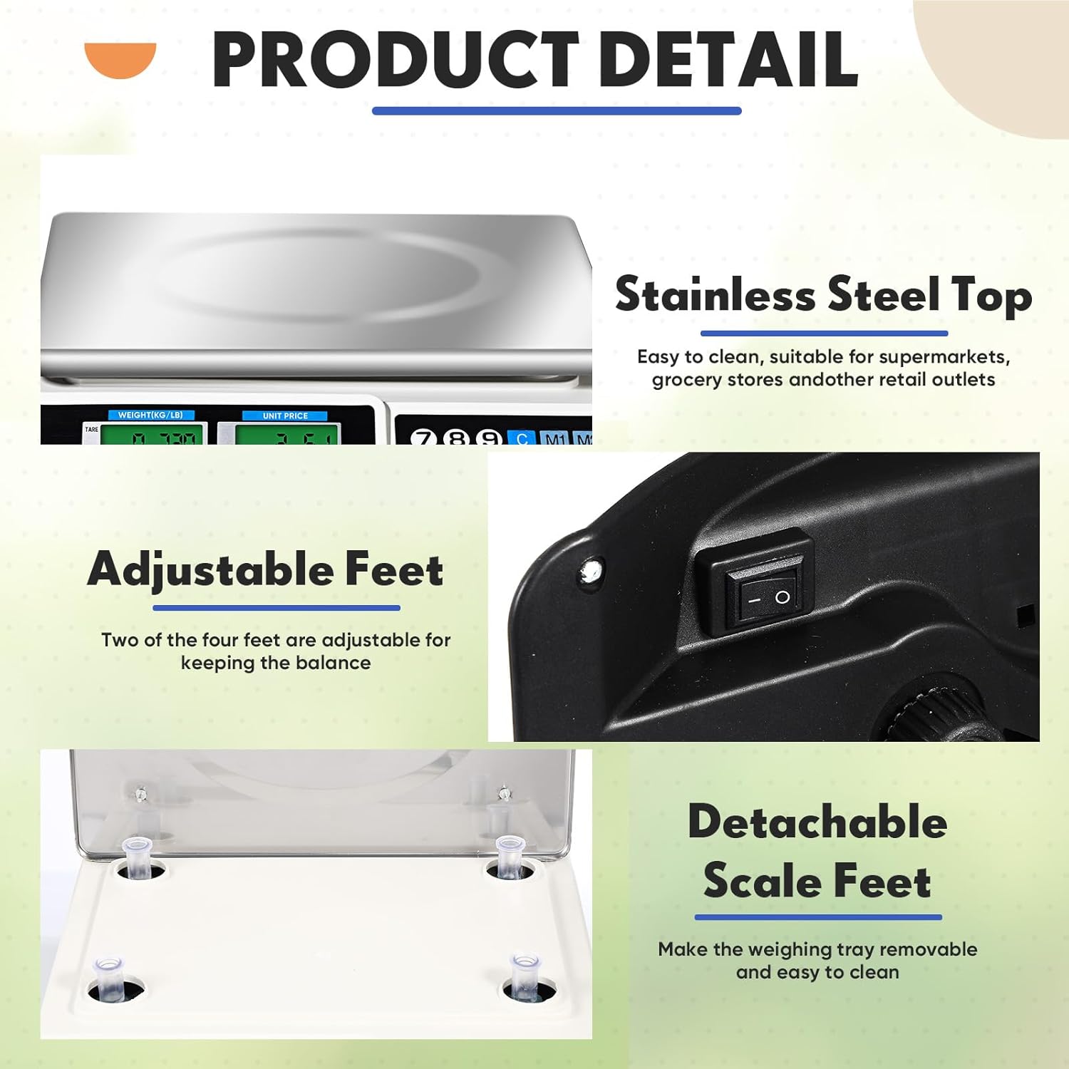 Commercial Food Scale Digital  - огляд і ціна Commercial Kitchen Images