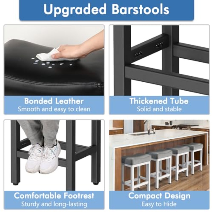 Counter Height Bar Stools Set  - огляд і ціна Commercial Kitchen Island