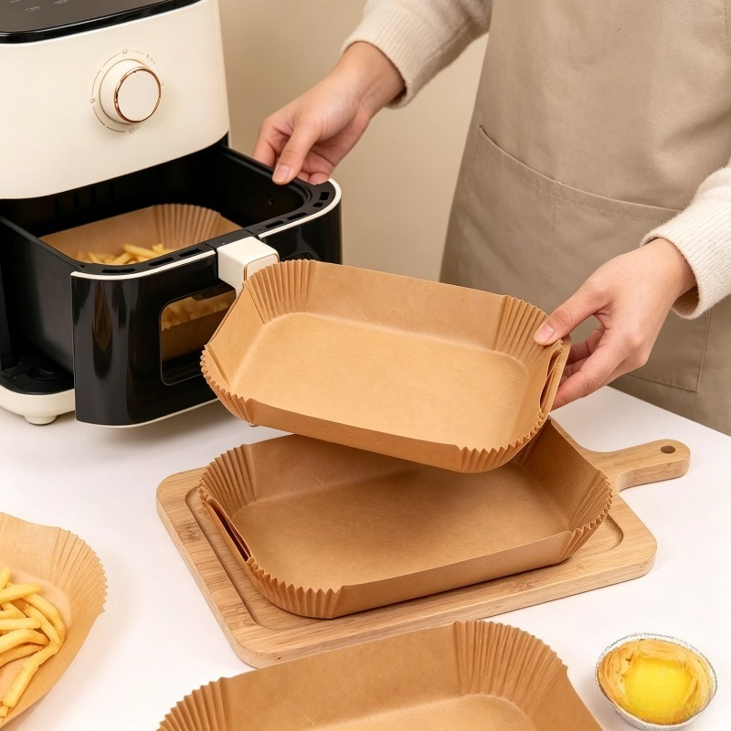 Rectangle Air Fryer Liners Foo - огляд і ціна Commercial Kitchen Pots And Pans