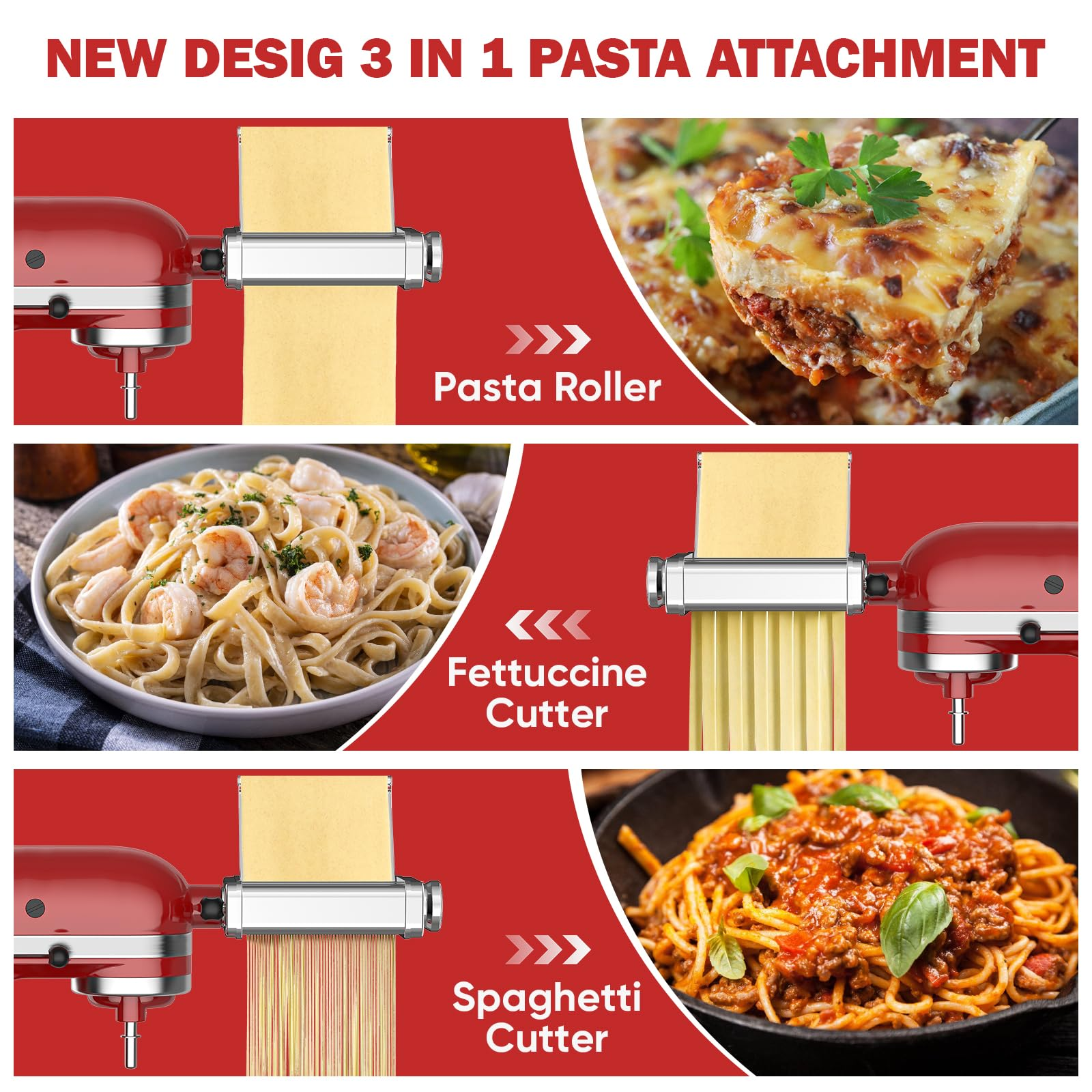 Gvode 3 in 1 Pasta Attachment  - огляд і ціна Commercial Kitchen Accessories