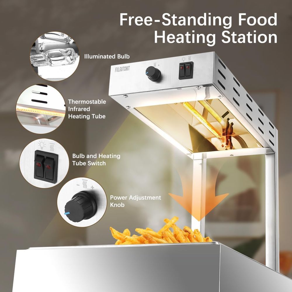 French Fry Warmer, Commercial  - огляд і ціна Commercial Kitchen Accessories