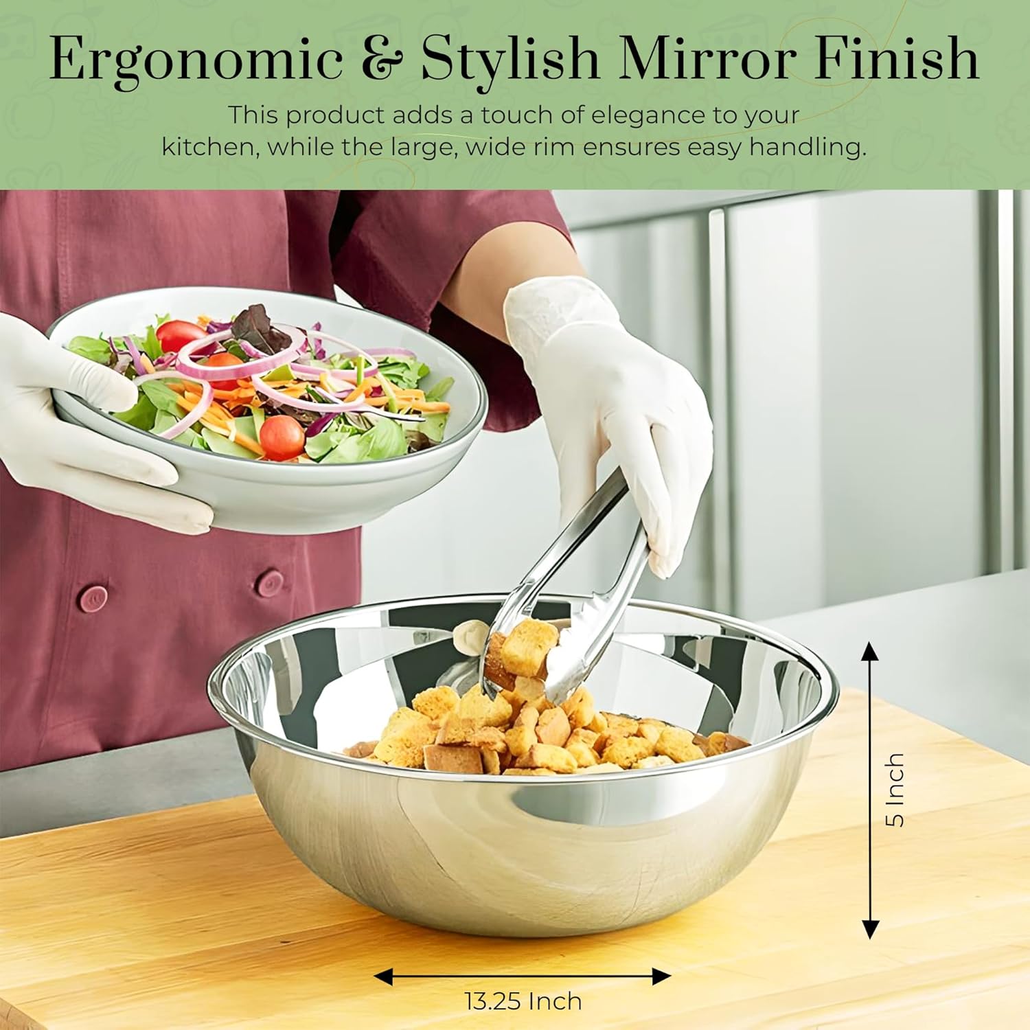 Stainless Steel Mixing Bowls 8 - огляд і ціна Commercial Kitchen Images
