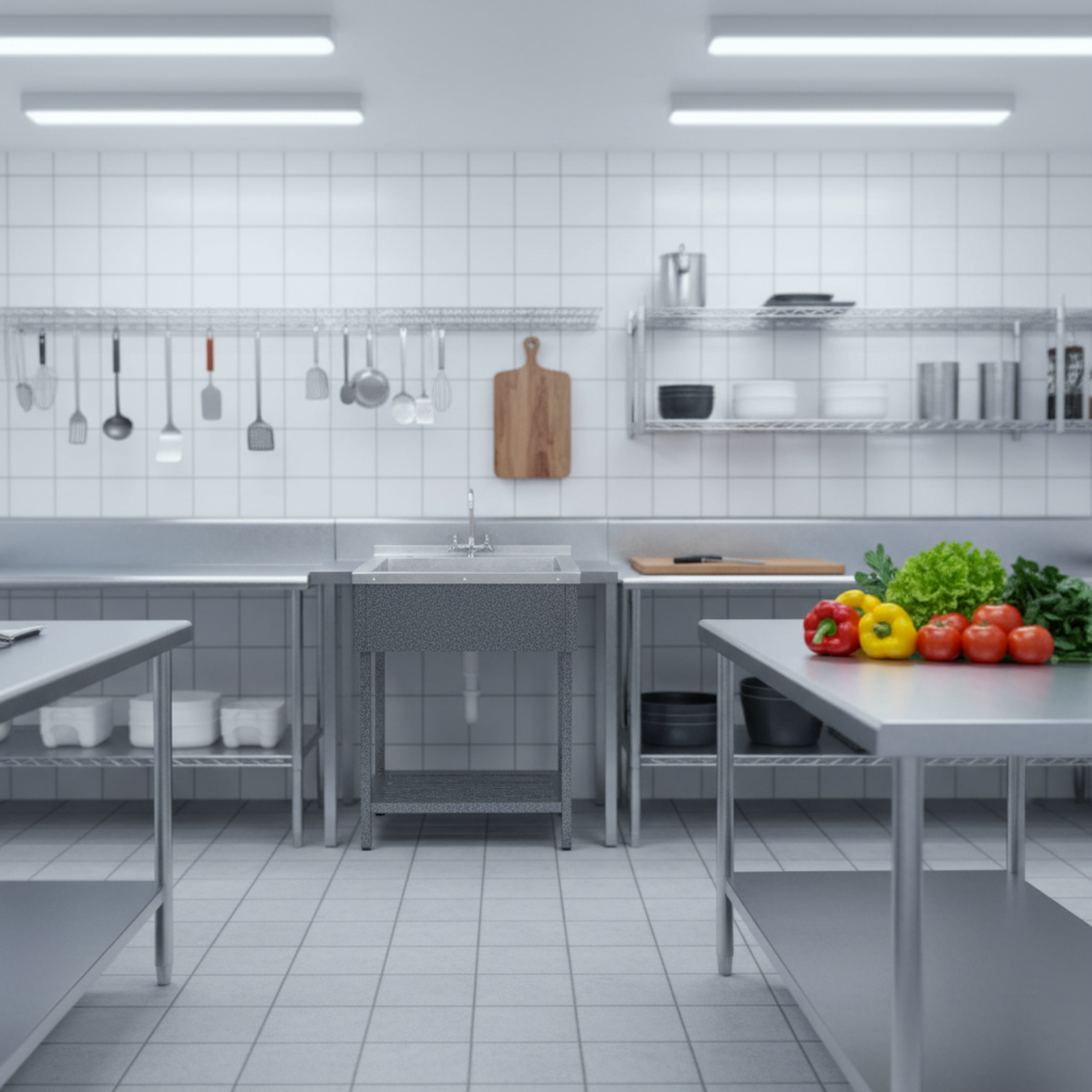 Commercial Restaurant Freestan - огляд і ціна Commercial Kitchen Backsplash