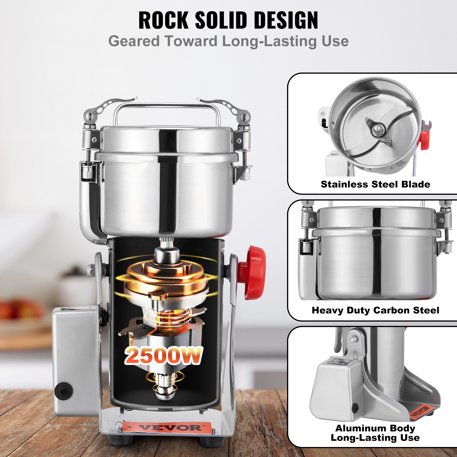 SucceBuy 150-2500g Electric Gr - огляд і ціна Commercial Kitchen Grinder