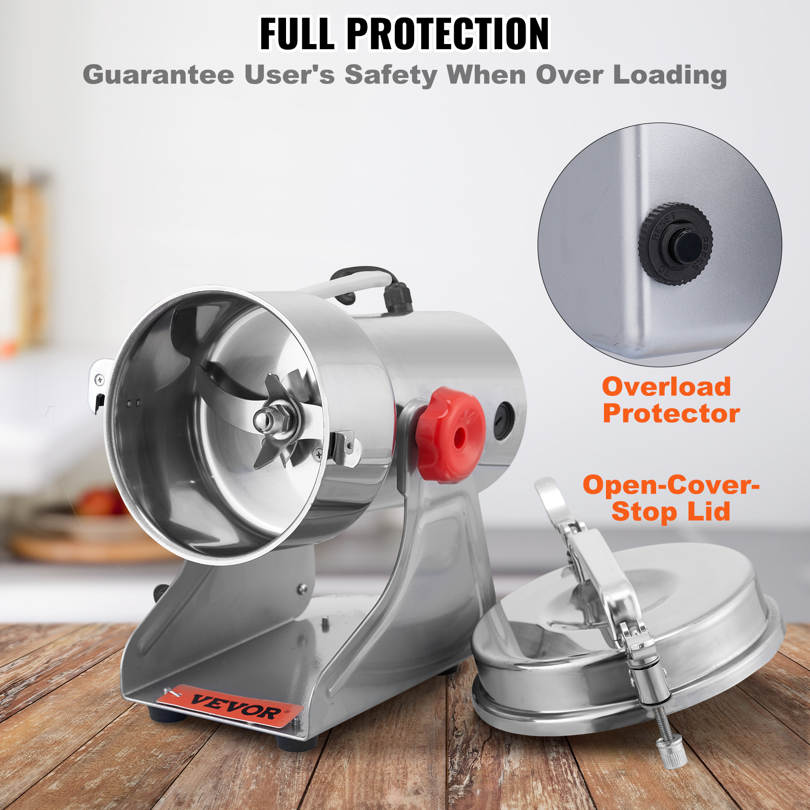 SucceBuy 150-2500g Electric Gr - огляд і ціна Commercial Kitchen Grinder